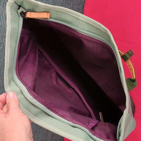 doTERRA Green Backpack Sustainable, Recycled Construction For Kitty Rescue! - Picture 5 of 12